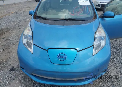 2012 Nissan Leaf Sl z USA, uszkodzony, nr VIN JN1AZ0CP3CT020607
